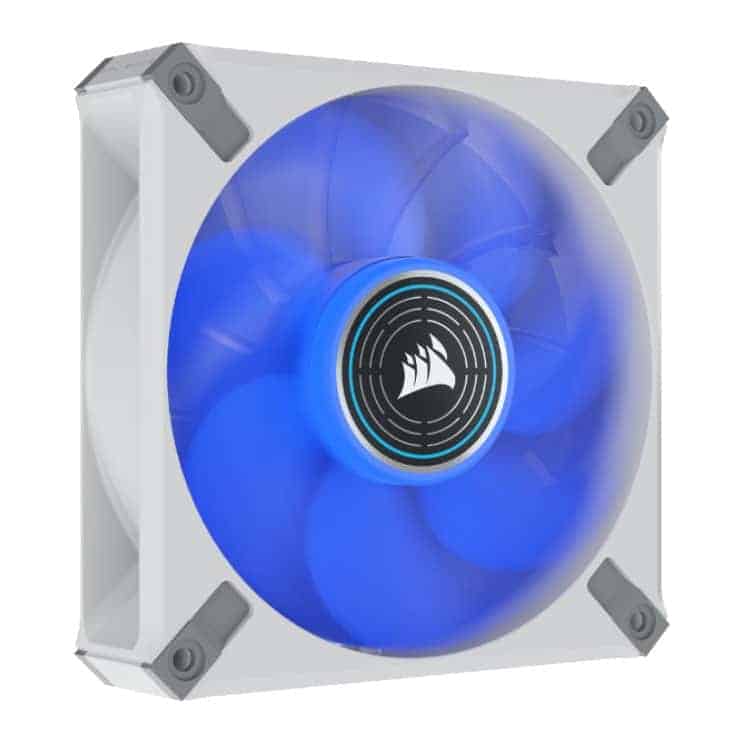 (image for) Corsair ML120 LED ELITE 120mm Blue LED Fan Single Pack White